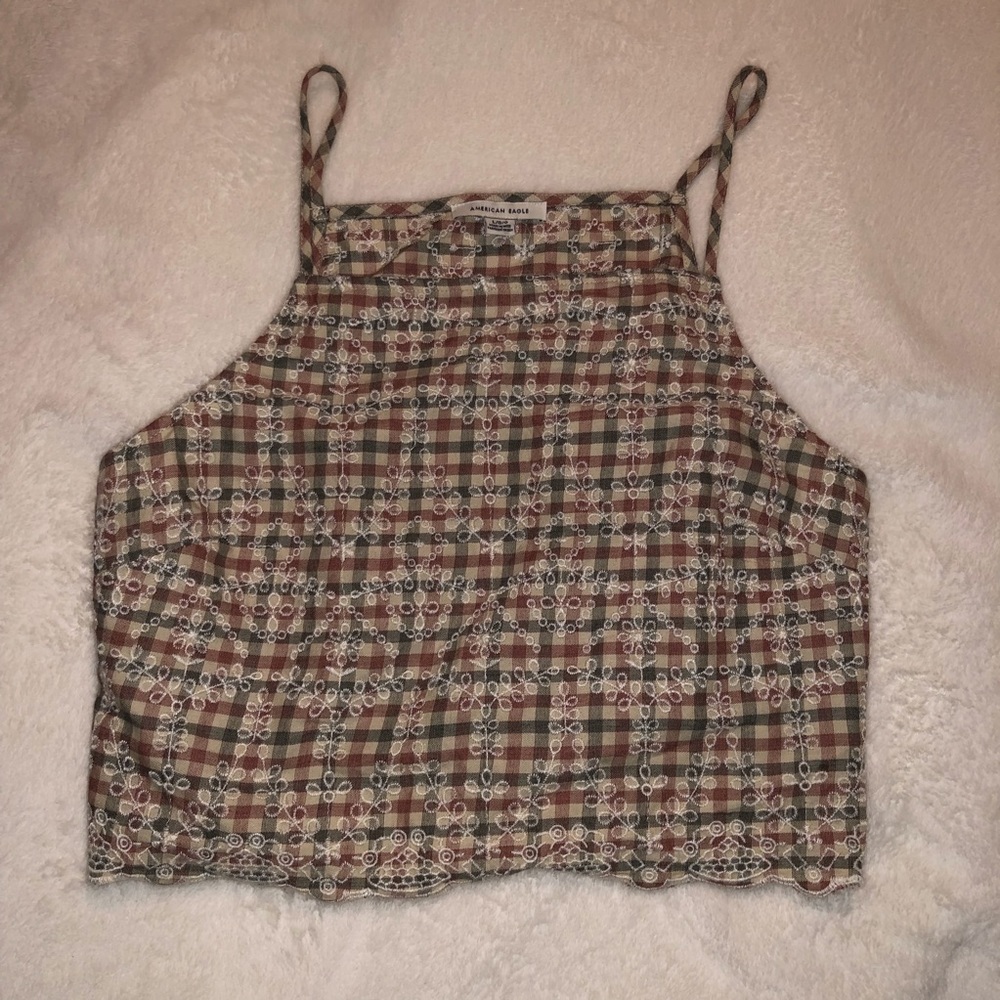 *NWT* American Eagle High Neck Crop Top
